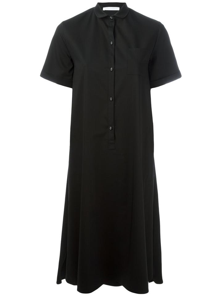Société Anonyme Long Shirt Dress, Women's, Size: Xs, Black, Cotton