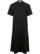 Société Anonyme Long Shirt Dress, Women's, Size: Xs, Black, Cotton