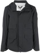 Canada Goose Hooded Zip-up Jacket - Black