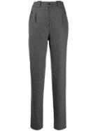 Alberta Ferretti High-waisted Trousers - Grey