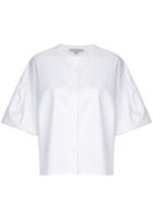 Maison Père Puff Sleeve Shirt - White