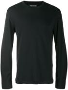 Neil Barrett Contrasting Sleeve Sweatshirt - Black
