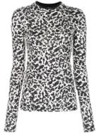 Proenza Schouler Pswl Xl Notebook Long Sleeve Fitted T-shirt - Black