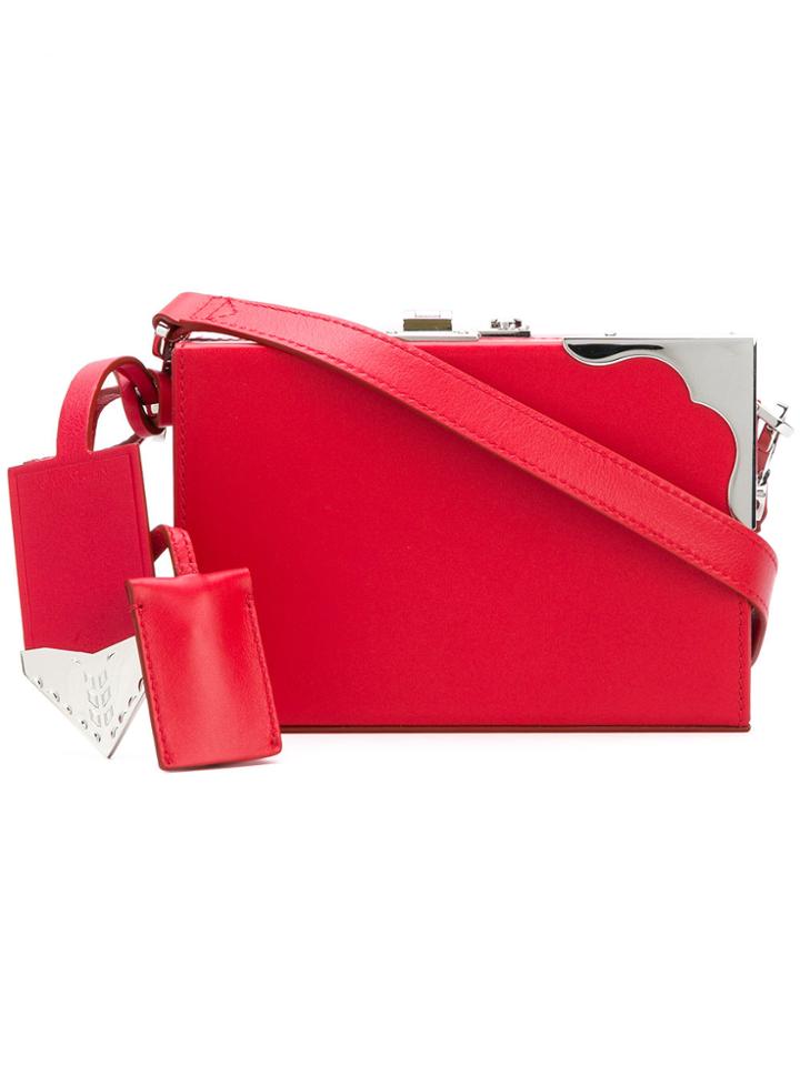 Calvin Klein Small Box Bag - Red