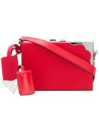 Calvin Klein Small Box Bag - Red