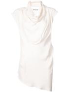 Maticevski Cowl Neck Long Top - Pink