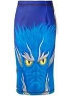 J.w.anderson - Scuba Pencil Skirt - Women - Polyester/spandex/elastane - 14, Blue, Polyester/spandex/elastane