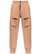 Andrea Bogosian Panelled Leather Trousers - Neutrals