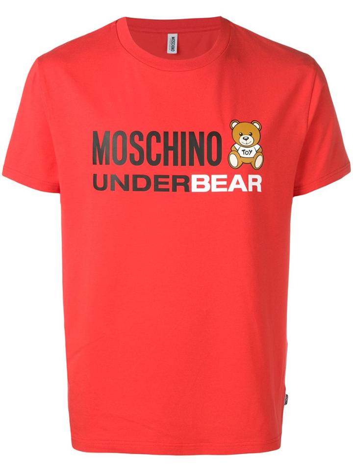 Moschino Underbear T-shirt - Red