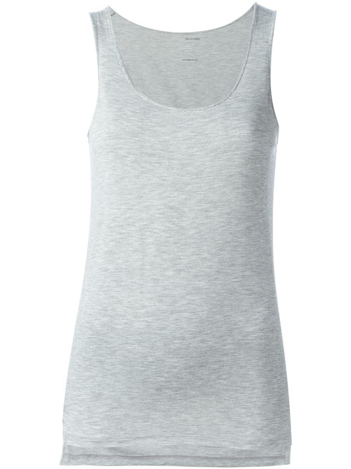 Majestic Filatures Sleeveless Top - Grey