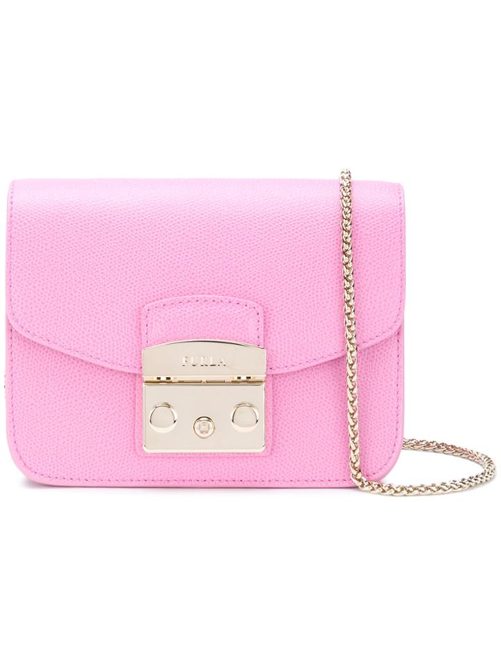 Furla Mini Metropolis Shoulder Bag - Pink & Purple