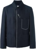 Maison Margiela Patch Pocket Jacket, Men's, Size: 50, Blue, Cotton/viscose/mohair/virgin Wool