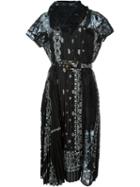 Sacai Paisley Print Pleated Dress
