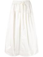 Lee Mathews Anya Circle Hem Skirt - White