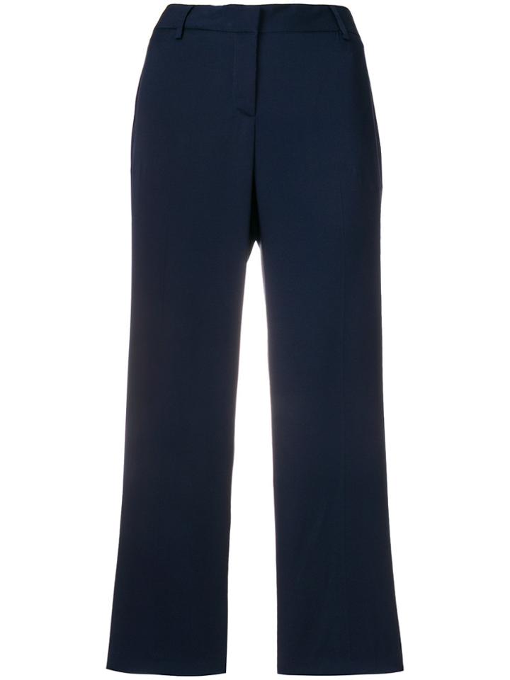Tonello Cropped Suit Pants - Blue