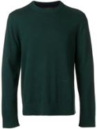 Joseph Crew Neck Knit Sweater - Green