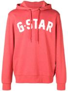 G-star Raw Research Logo Hoodie - Red