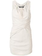 Jacquemus V-neck Fitted Dress - Nude & Neutrals