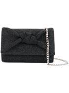 Giuseppe Zanotti Design Glitter Knot Detail Bag - Black