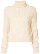 Chanel Vintage Fisherman Roll Neck Sweater - Nude & Neutrals