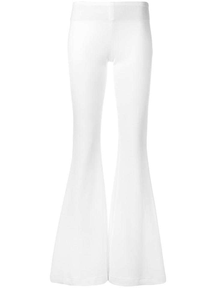 Galvan Flared Trousers - White