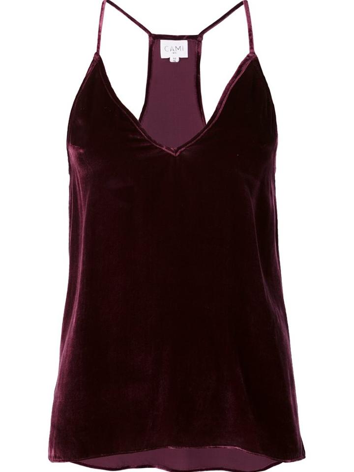 Cami 'whitney' Cami Top, Women's, Size: Medium, Pink/purple, Silk/viscose