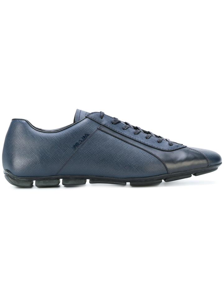 Prada Sleek Low-top Sneakers - Blue