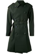 The Reracs - Classic Trenchcoat - Men - Silk/polyester/cupro/wool - V, Green, Silk/polyester/cupro/wool