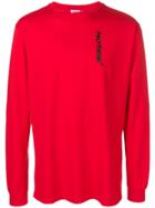 Polythene* Optics Contrast Logo Sweatshirt - Red