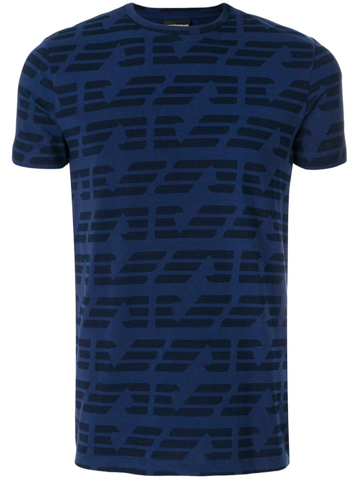 Emporio Armani Printed T-shirt - Blue