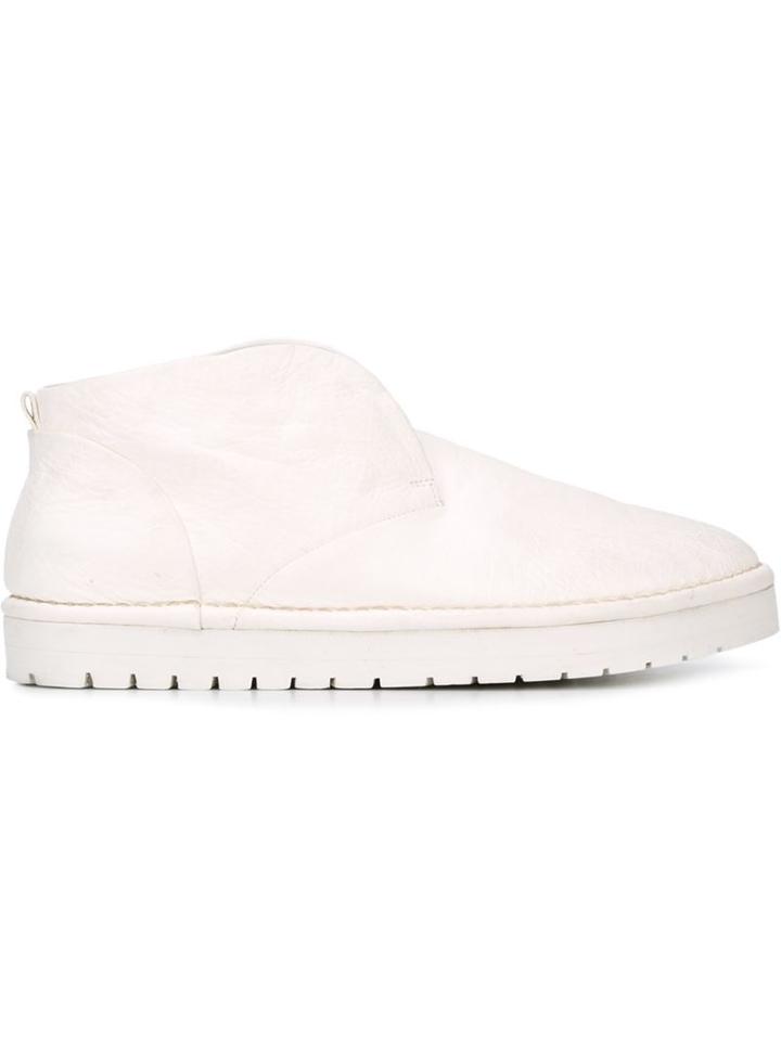 Marsèll Laceless Desert Boots, Women's, Size: 40, White, Leather/rubber