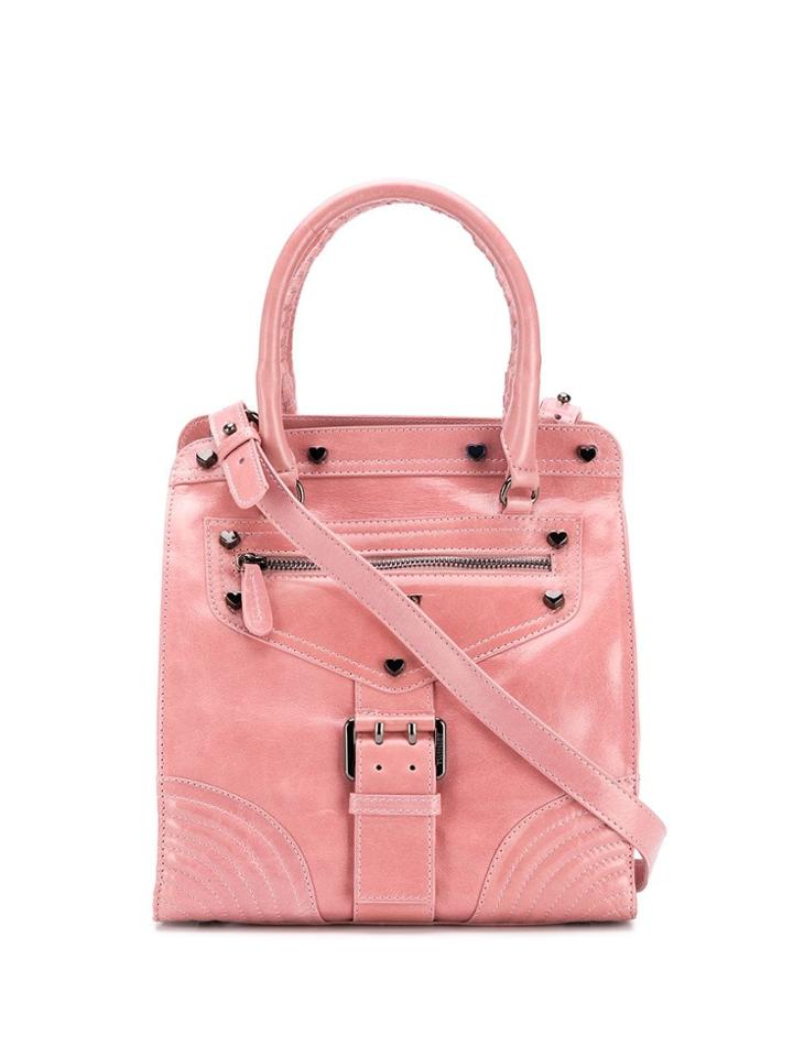 Twin-set Buckled Strap Tote - Pink
