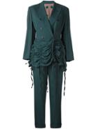 Jean Paul Gaultier Vintage Curtain Effect Trouser Suit