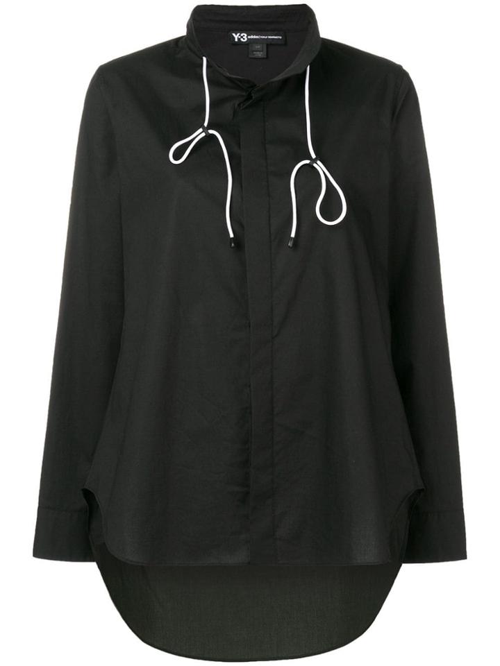 Y-3 High Low Shirt - Black