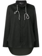 Y-3 High Low Shirt - Black