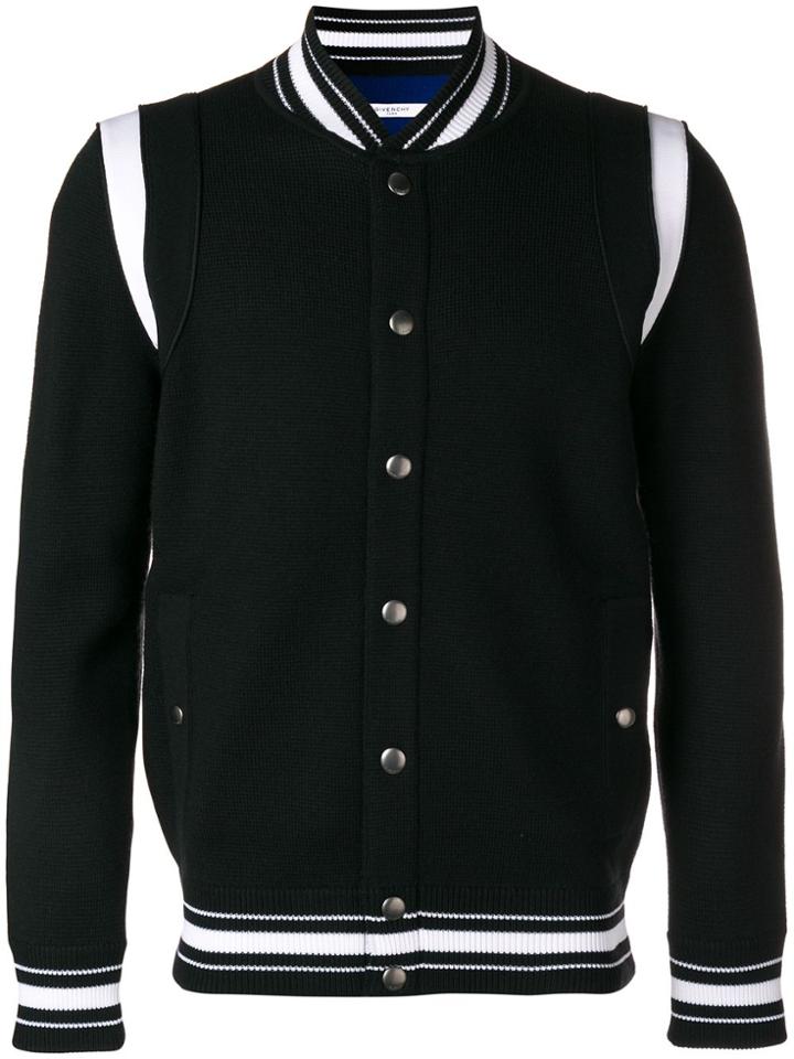 Givenchy 4g Embroidered Bomber Jacket - Black
