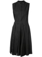 Proenza Schouler Cotton Wrap Dress - Black
