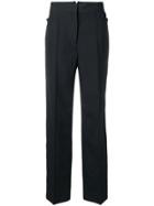 Lemaire Wide Leg Tailored Trousers - Blue
