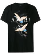 Amiri Crane Print T-shirt - Black
