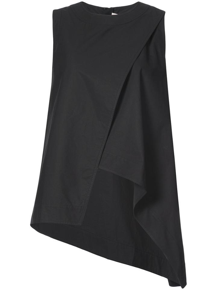 Marni Asymmetric Blouse - Black