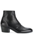 Henderson Baracco Pebbled Ankle Boots - Black
