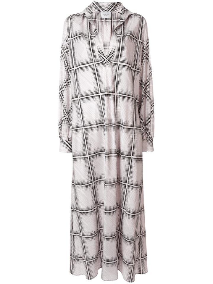 Giambattista Valli Large Square Print Dress - Pink