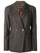 Etro Double-breasted Blazer - Brown