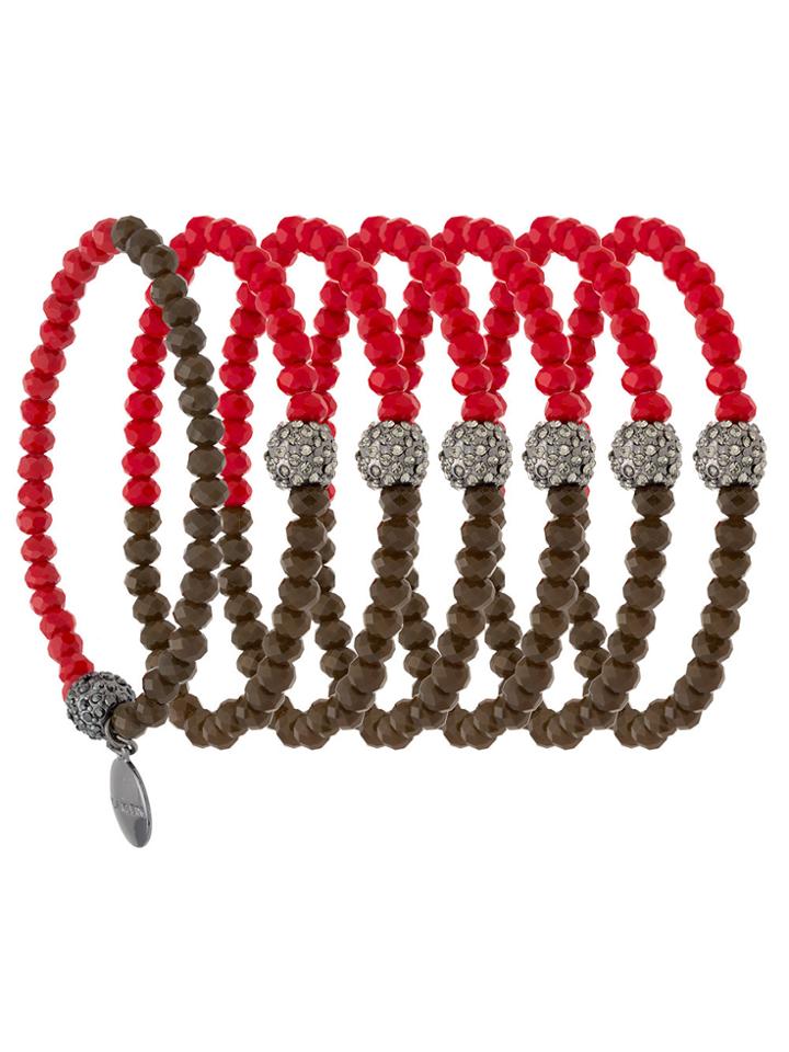 Camila Klein Strass Embellishment Bracelet Set - Metallic