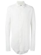 Lost & Found Rooms Long Sleeve Shirt, Men's, Size: Large, White, Cotton/linen/flax