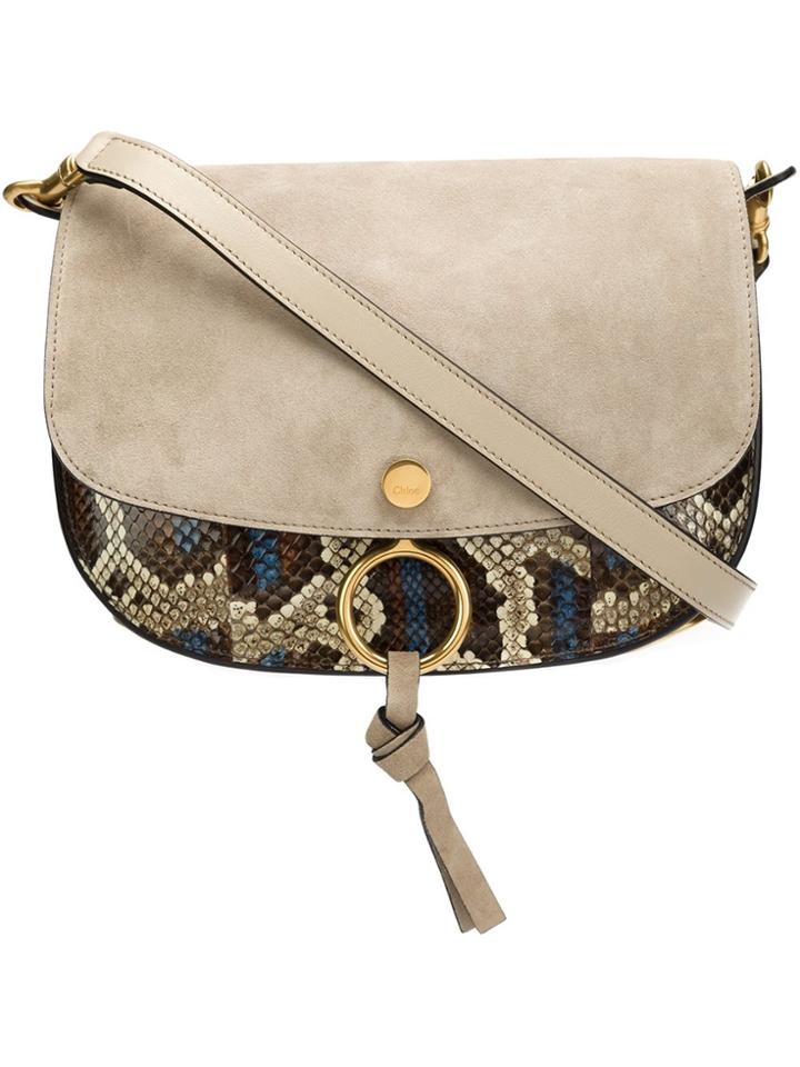 Chloé Kurtis Shoulder Bag - Grey