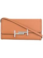 Tod's Double T Clutch - Brown