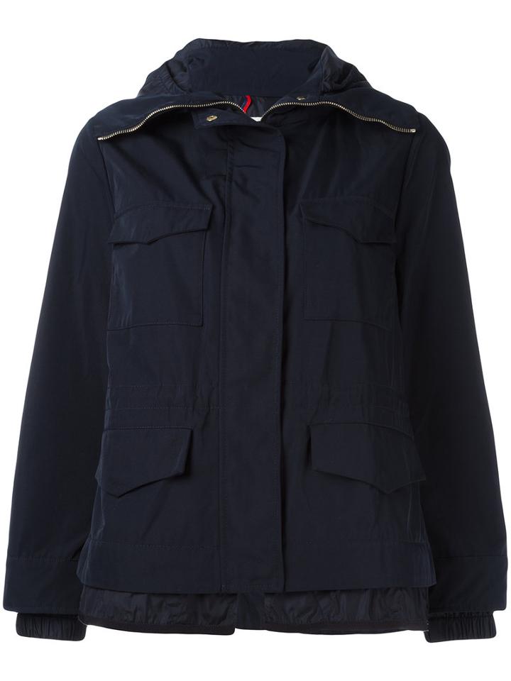 Moncler - Eclair Field Jacket - Women - Cotton/polyamide/polyester - 5, Blue, Cotton/polyamide/polyester