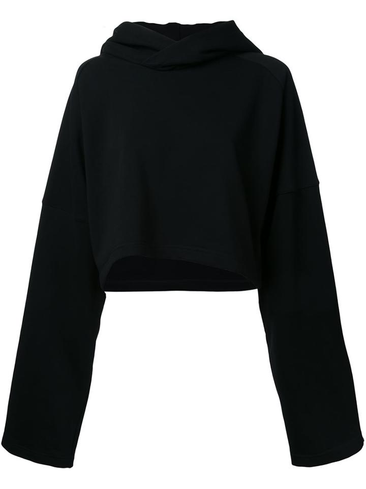 Strateas Carlucci Cropped Hoodie, Women's, Size: Xs, Black, Cotton