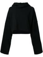 Strateas Carlucci Cropped Hoodie, Women's, Size: Xs, Black, Cotton